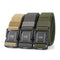 TUSHI 125cmx3.8cm Men Tactical Belt Outdoor Zinc Alloy Quick Release Buckle Casual Belts Waist Belts