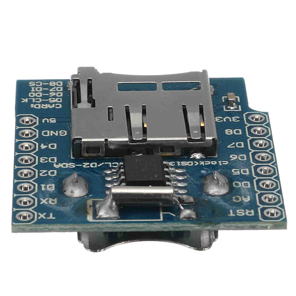 5Pcs Geekcreit DataLog Shield For D1 Mini RTC DS1307 Micro SD with Pin Headers