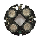 4pcs LED 850nm IR Lights 75 Bullet Camera Conch Hemisphere Camera Infrared Illuminator Board