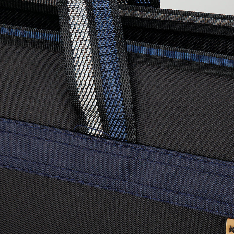 Kobest F6116 Oxford Cloth Multilayer Folder Student Paper Clamp Classification Office Information File Bag