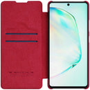 NILLKIN Flip Bumper Shockproof Card Slot Holder Full Cover PU Leather Vintage Protective Case for Samsung Galaxy S10 Lite
