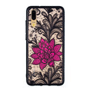 ENKAY Flower Relief 3D Shockproof TPU PC Protective Case for Huawei P20