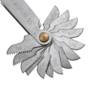 58x Blades US Metric Whitworth 55/60 Thread Measuring Gauge Screw Pitch Tool