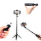 YUNTENG 992 Wireless bluetooth Remote Handheld Monopod Mini Tripod Phone Selfie Stick