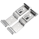 Stainless Steel Car License Plate Frame Holder Trailer Number Plate Clips Spring