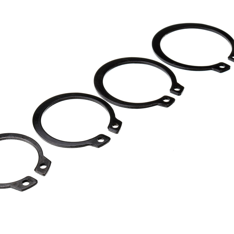 Suleve MXCC1 300Pcs Heat Treated Carbon Steel C-Clip Retaining Rings Circlip Snap Ring Set 9-32mm