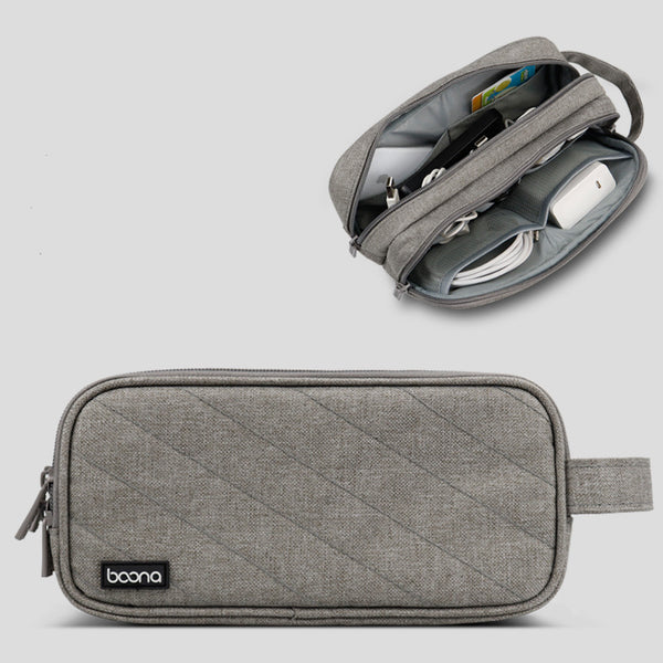 Boona 23*11cm Digital Accessories Storage Bag USB Charger USB Cable Mouse Flash Drive Earbuds Organizer Bag