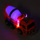 Electric Cement Mixer Toy Car Music Toys Car Model With LED Light Kid Gift