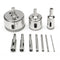10Pcs 3-50mm Diamond Drill Bits Set Glass Hole Saw Cutter Tools