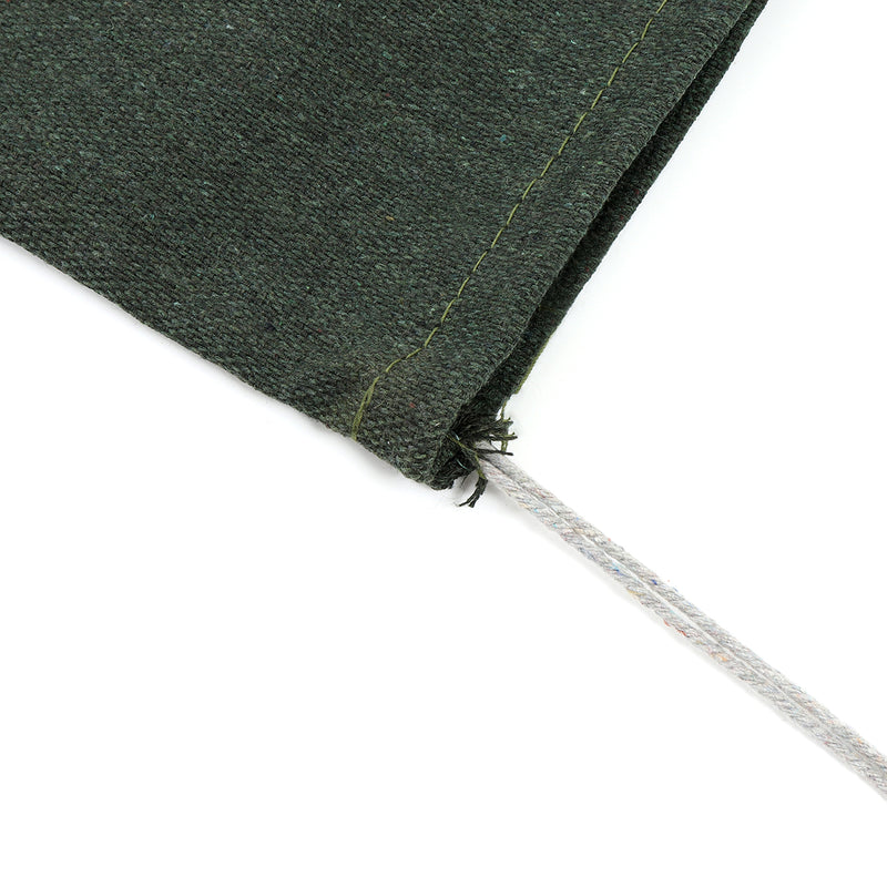 Canvas Drawstring Large Bag Pouch Clothes Dark Green Storage Home Laundry Pack