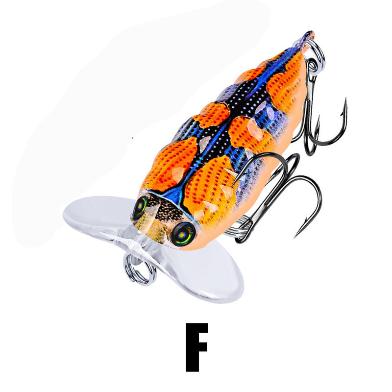 ZANLURE 1Pcs 4cm/4g Popper Artificial Insect Sytle Topwater Fishing Lure 8