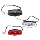 DC12V Red LED Universal Motorcycle ATV Dirt Bike Brake Stop Running Tail Light Without Bracket