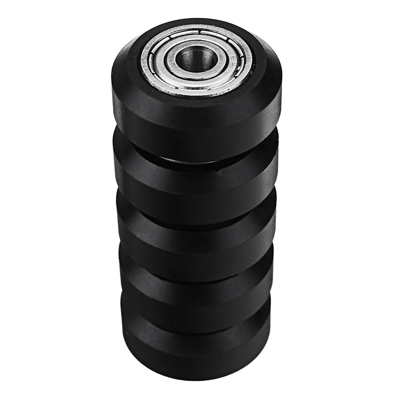 TEVO 5Pcs One Pack 3D Printer Part POM Material Big Pulley Wheel with Bearings for V-slot