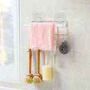 Kitchen Tissue Storage Holder Towel Rack Hook Holder Bathroom Shelf Hanging