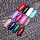 12ml Pure Nail Art  Soak-Off  UV Gel Polish Acrylic Black Red Varnish