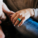 8.5MM Trendy Colorful Environmental Silicone Ring Casual Unisex Wholesale Gift for Men for Women