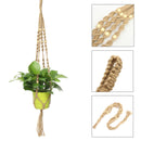 85cm Hemp Jute Rope Plant Hanger Flower Pot Holder Macrame Hanging Basket With Bead
