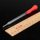 12Pcs 10mL Glass Laboratory Dropper Red Rubber Head Pipette Pipet Liquid Dispensing