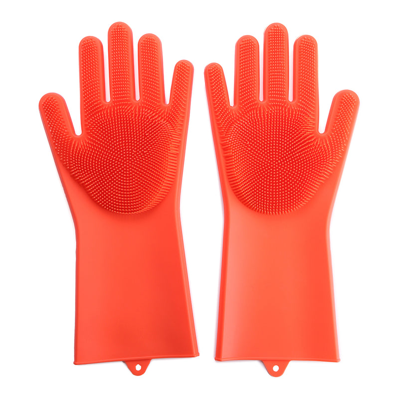 Magic Silicone Rubber Glove Dish Washing Cooking Glove Cleaning Heat Resistant Kitchen Tool