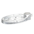 Shower Rail Soap Dishes ABS Plastic Transparent Soap Box Holder Pallet Bath Shower Rod Soap Rack