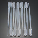 10Pcs 2ml Clear Plastic Liquid Transfer Pipettes Disposable Pasteur Droppers