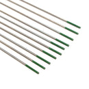 10Pcs 1mm x 175mm Green Tip Pure Tungsten Electrode For TIG Welding