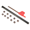 S07K-SCLCR06 7x125mm Lathe Boring Bar Turning Tool Holder With 10pcs CCMT0602 Insert