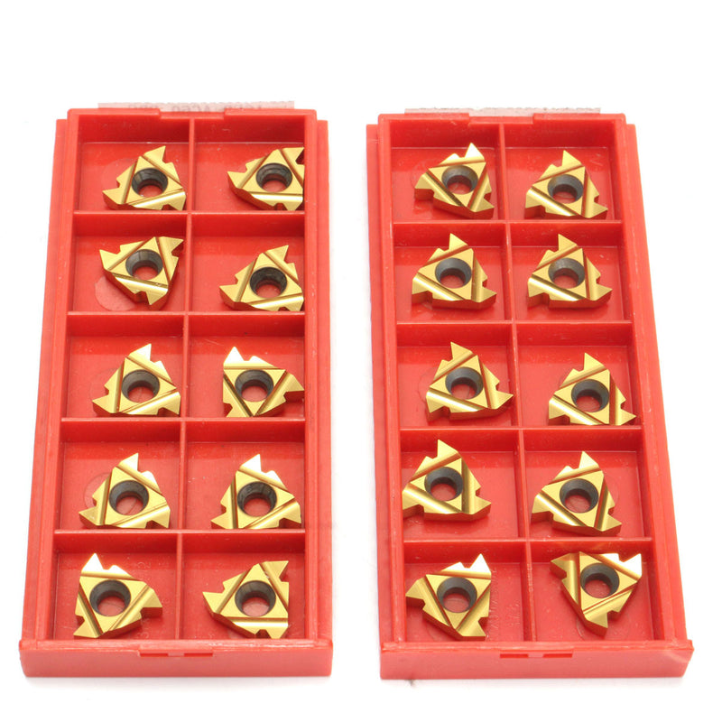 20pcs 16IR AG60 16ER AG60 Carbide Inserts Internal External Thread CNC Blade
