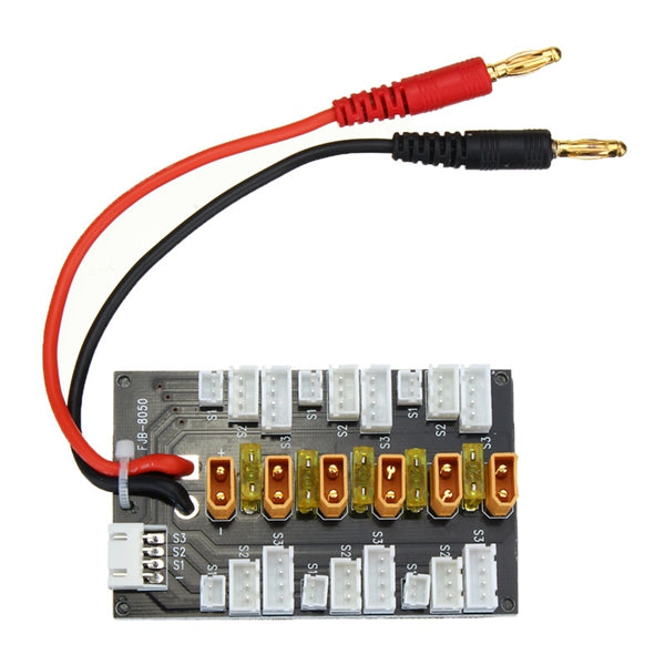 5pcs 1S-3S XT30 LiPo Battery Parallel Charging Adapter Expansion Board With Balanced Cable Plug