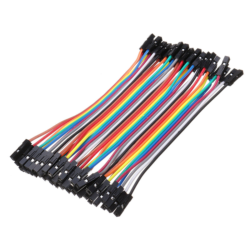 2.54mm Female to Female Connector 40 Pcs Dupont Cable Jumper Wire