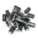 20pcs 1000uF 25V Radial Electrolytic Capacitor 10 x 17mm 105C
