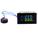 D85-2042A Double Display LCD Voltmeter Ammeter Digital Display Ac Voltage Meter Ac Current Meter AC80-500V AC0-100.0A
