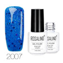 8 Colors Blue Series Shimmer Glitter Nail Gel Soak-off UV Gel DIY Nail Art