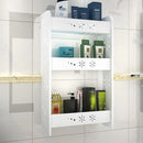 1 Piece Punch-free Bathroom Kitchen Wall-mounted Storage Rack Multipurpose Shelf 2/3 Layers S/M/L Size