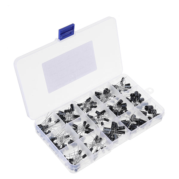 215pcs Electrolytic Capacitor Assortment Kit Set Box