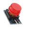 10pcs Big Key Module Push Button Switch Module With Hat High Level Output Electronic Switch Module