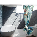 3D Bathroom Shower Curtain Polyester Waterproof Turtle Home With Hooks