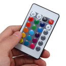 4X50CM USB RGB 5050 LED Waterproof Strip Light TV Backlilghting Kit + 24 Key Remote Control DC5V