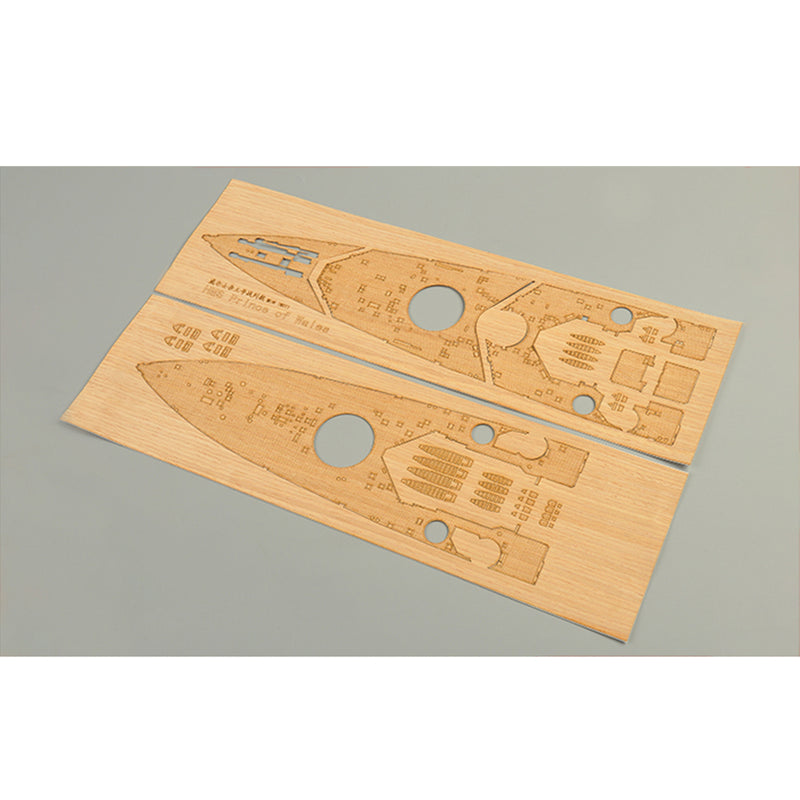 Wooden Deck For Tamiya 78011 1:350 Scale British HMS Prince Of Wales Model With Anchor Chain