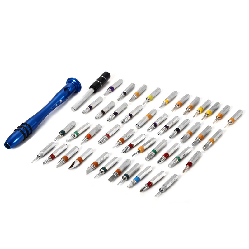 JACKLY 46PCS HT0240ACR Precision Screwdriver Electronic Equipment Repair Tool Set