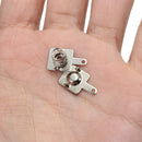 10 Pairs Silver Tone Metal Battery Spring Plate Set for AA AAA Batteries