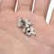 10 Pairs Silver Tone Metal Battery Spring Plate Set for AA AAA Batteries