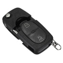 Car 2 Button Remote Filp Key Replacment Case For VW MK4 Golf Bora Passat Fob