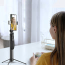 Wireless bluetooth Tripod Selfie Stick Remote Control Video Balance Stable Handle Selfie Stick