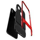 Rock Kickstand Fingerprint Resistant Textured Case For iPhone X