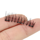 4pcs Triple Magnetic False Eyelashes Charming 3D Black Thick Eyes Lashes Long Natural Extension