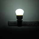 E27/B22 5W 6LED 2835SMD PC Cover Shell White Energy-saving Gourd Ball Light Bulb AC85-265V