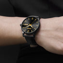 DOM M-11BL-1M89 Fashion Men Watch 3ATM Waterproof Luminous Date Display Quartz Watch