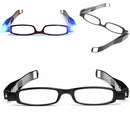 Magnetic Therapy 360 Degree Rotation LED Reading Glasses Folding Presbyopic Repairing Eye Wear