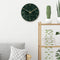 Loskii CC003 Creative Marble Pattern Wall Clock Mute Wall Clock Quartz Wall Clock For Home Office Decorations